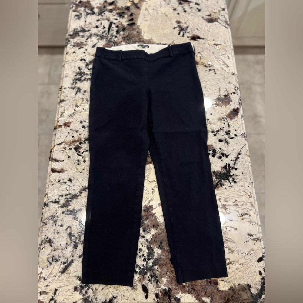 J CREW Mercantile Womens Pant Skinny Ankle Navy Blue Size 6